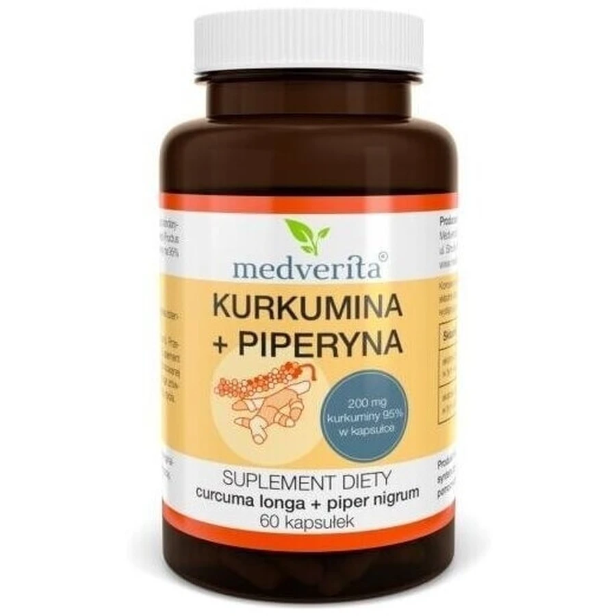 Medverita Curcumine + Piperine 60 capsules