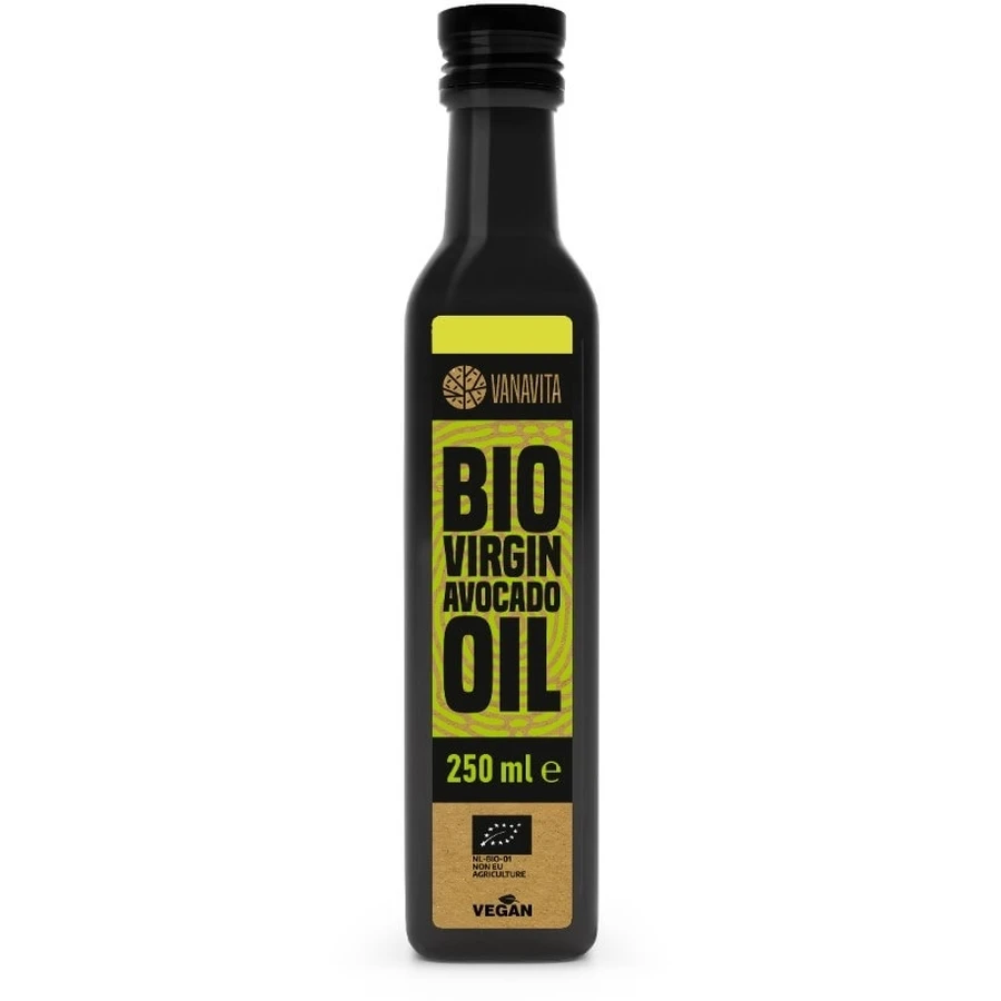 VanaVita BIO avocado-olie van eerste persing 250 ml