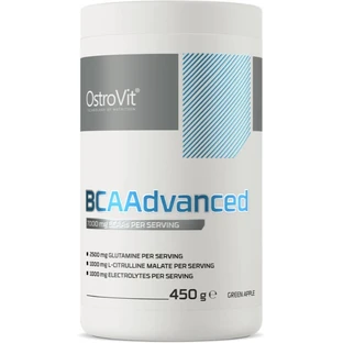 OstroVit BCAAdvanced Geschmacksrichtung grüner Apfel, 450 g