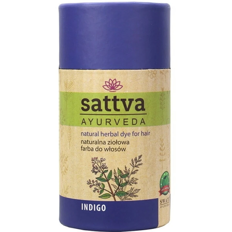 Tintura per capelli alle erbe Sattva Natural Indigo 150 g