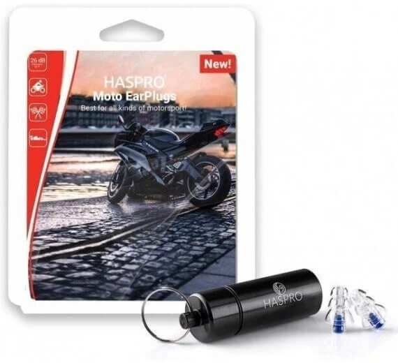 Haspro Moto reusable silicone earplugs ...