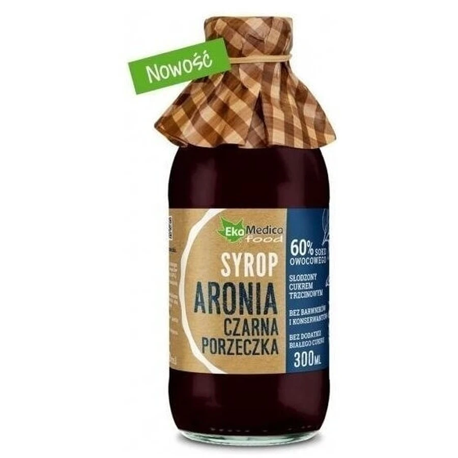 Ekamedica Syrup chokeberry black currant 300 ml