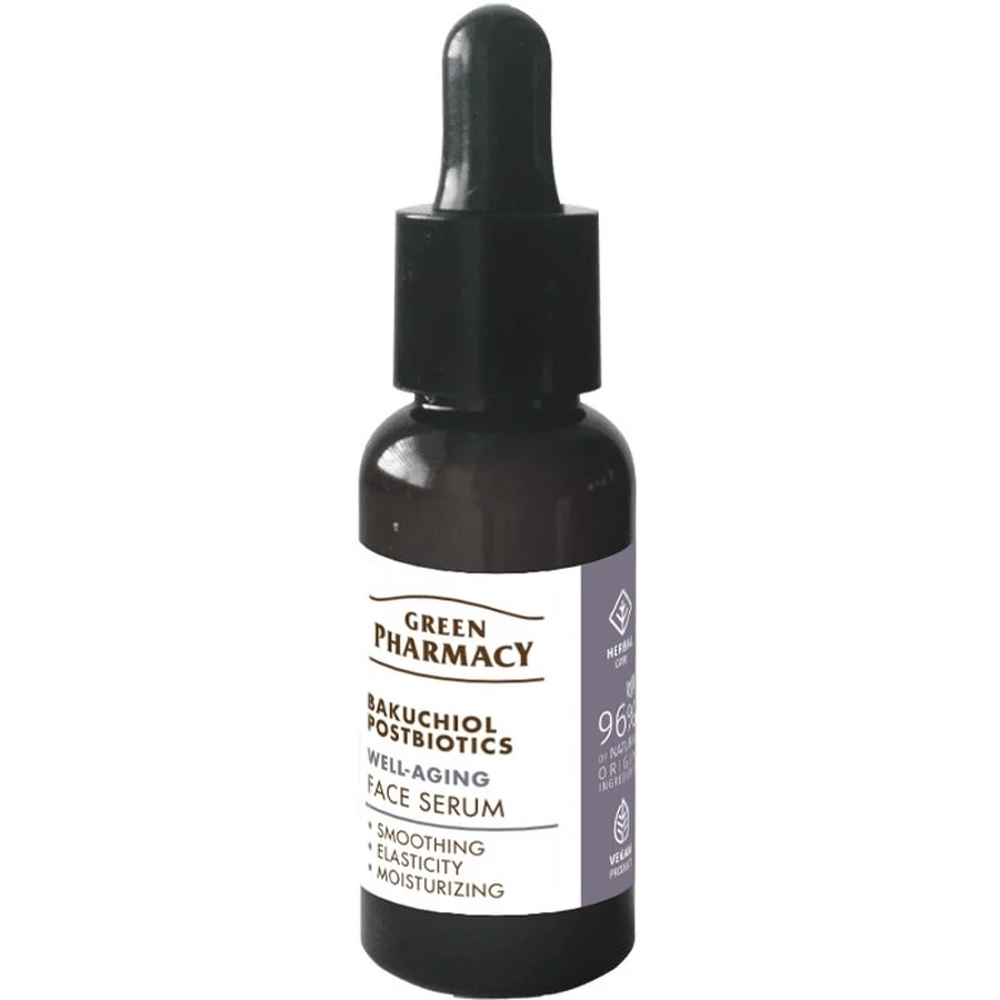 Green Pharmacy Bacuchiol + Postbiotics Sérum Visage 30 ml.