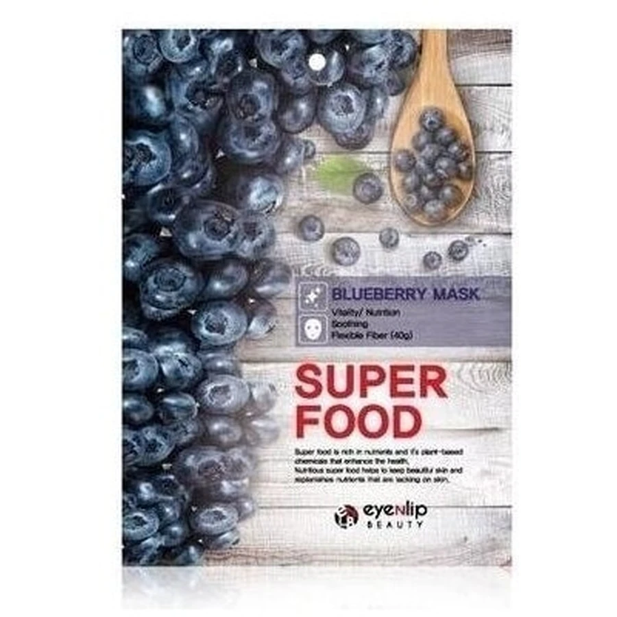 SuperFood Heidelbeer-Blank-Maske 23 ml.
