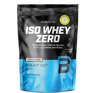 BioTech USA Iso Whey Zero proteína en sabor Tiramisú 454 g