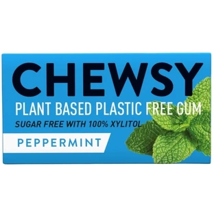 Chewsy Chewing-gum à la menthe poivrée avec xylitol 10 pièces