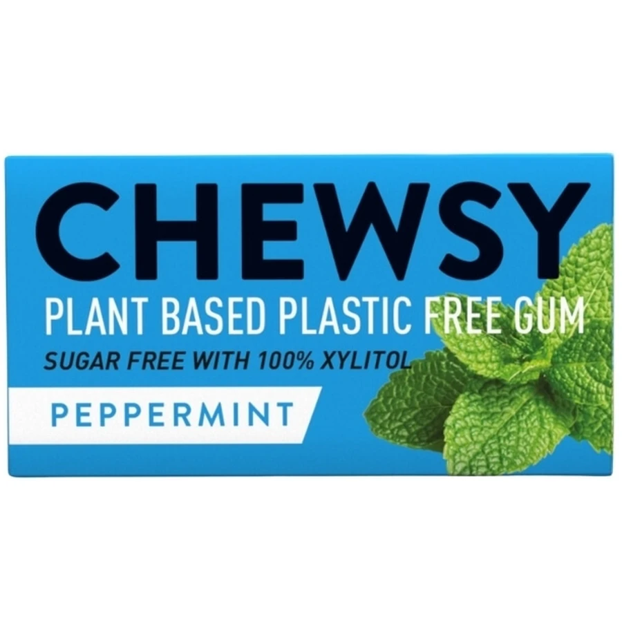 Chewsy Chewing-gum à la menthe poivrée avec xylitol 10 pièces