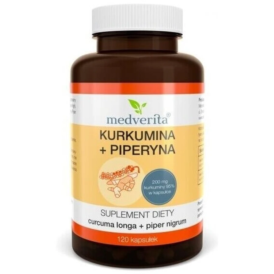Medverita Curcumine + Piperine 120 capsules