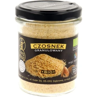 Five Transformations Glutenfreier granulierter Knoblauch BIO 120 g