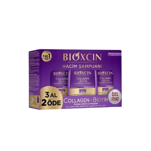 Bioxcin Collagen & Biotin Set Shampoo to add hair ...