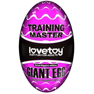 Lovetoy GIANT EGG transparent male masturbator egg