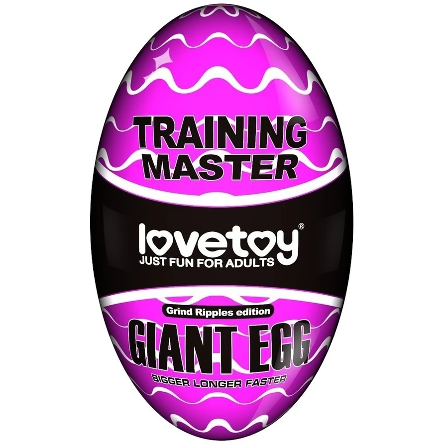 Lovetoy GIANT EGG transparent male masturbator egg