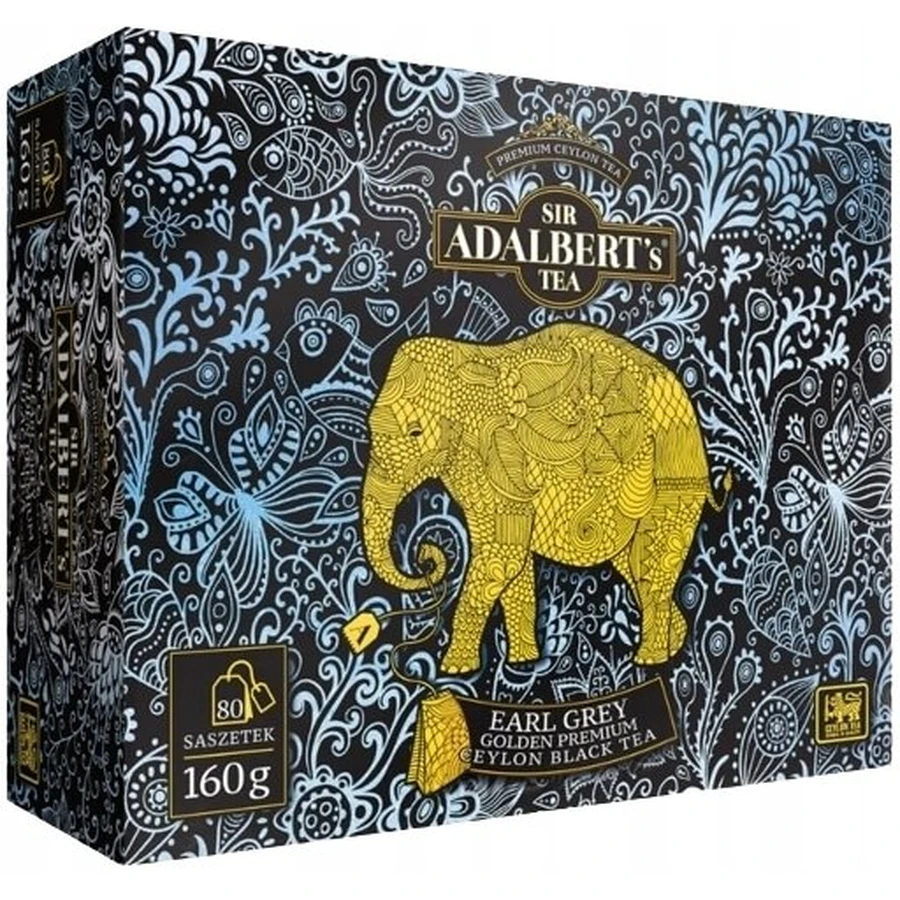 ADALBERT'S Earl Grey Premium Black Tea 80 x 2 g