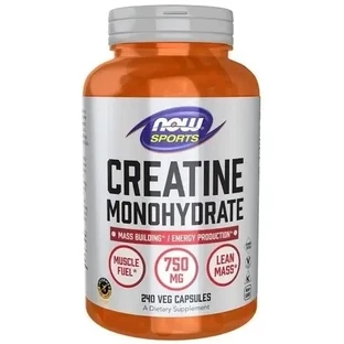 Now Foods Kreatin Monohydrat 750 mg 240 Kapseln