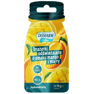 Dosfarm Vita Dragees rafraîchissantes à la mangue et à la menthe avec ...