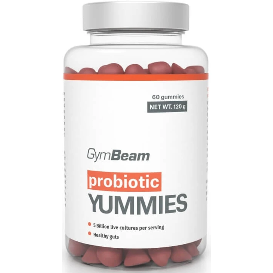 GymBeam Probiotics Yummies, Kirsche, 60 Kapseln