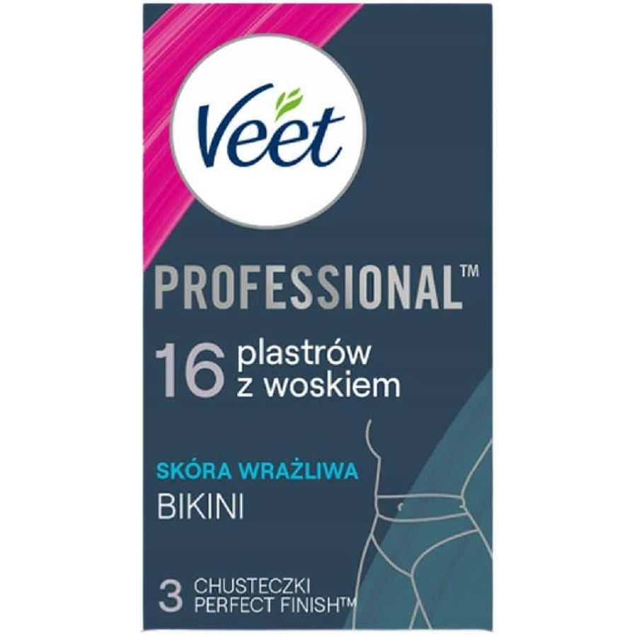 Veet Bikini parches de cera depilatoria para la piel ...