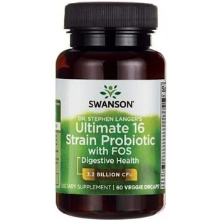SWANSON Ultimate 16 Strain Probiotic 60 capsules.