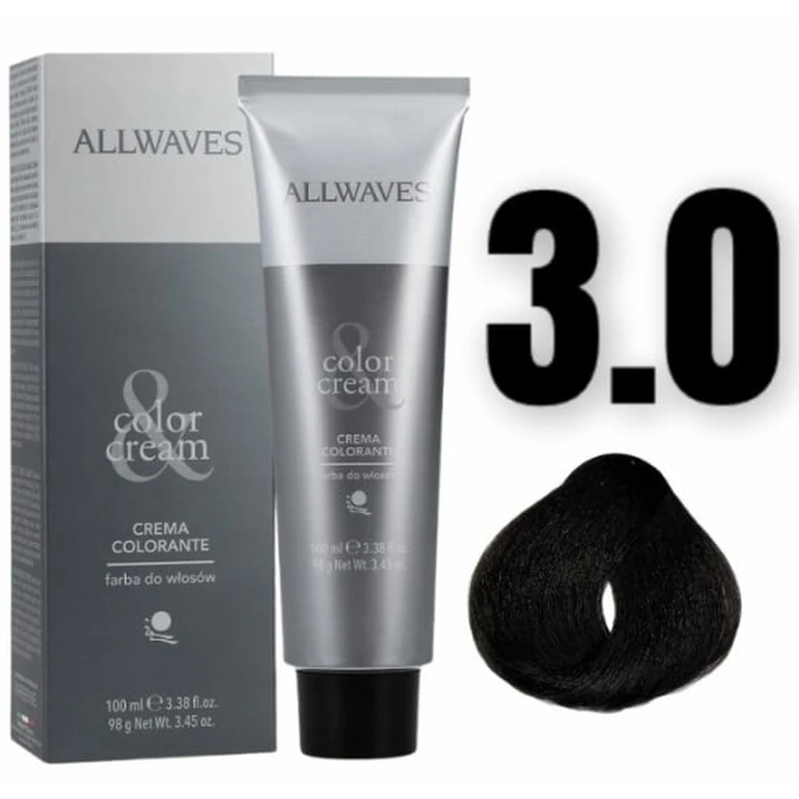 AllWaves Haarverf 3.0 Donkerbruin 100 ml