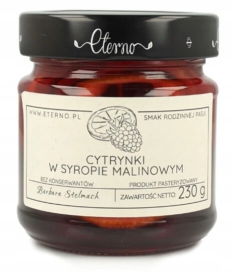 Eterno Lemons in raspberry syrup 230 g