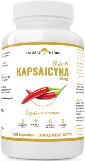 Altopharma Capsaicin Forte 10mg + Prebiotic 120 capsules