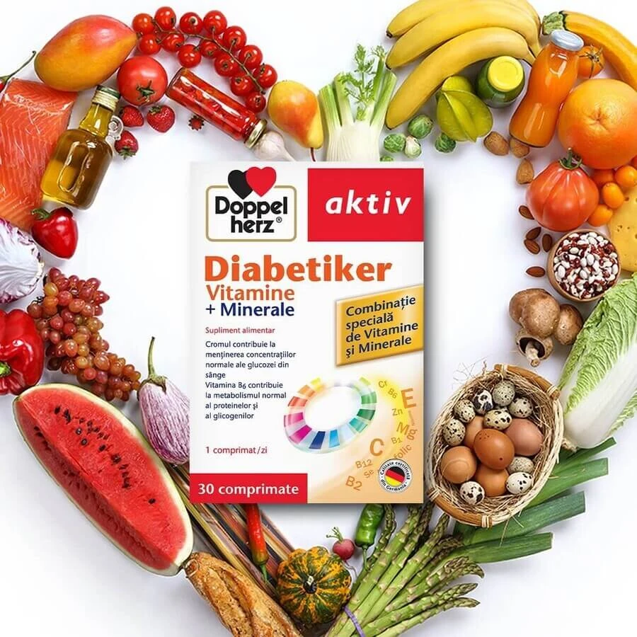 Doppelherz Diabetiker (vitamina) X 30Ttb +10 Ttablet Regalo