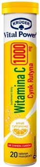 Kruger Vital Power Vitamin C 1000 mg Zinc Rutin flavor ...