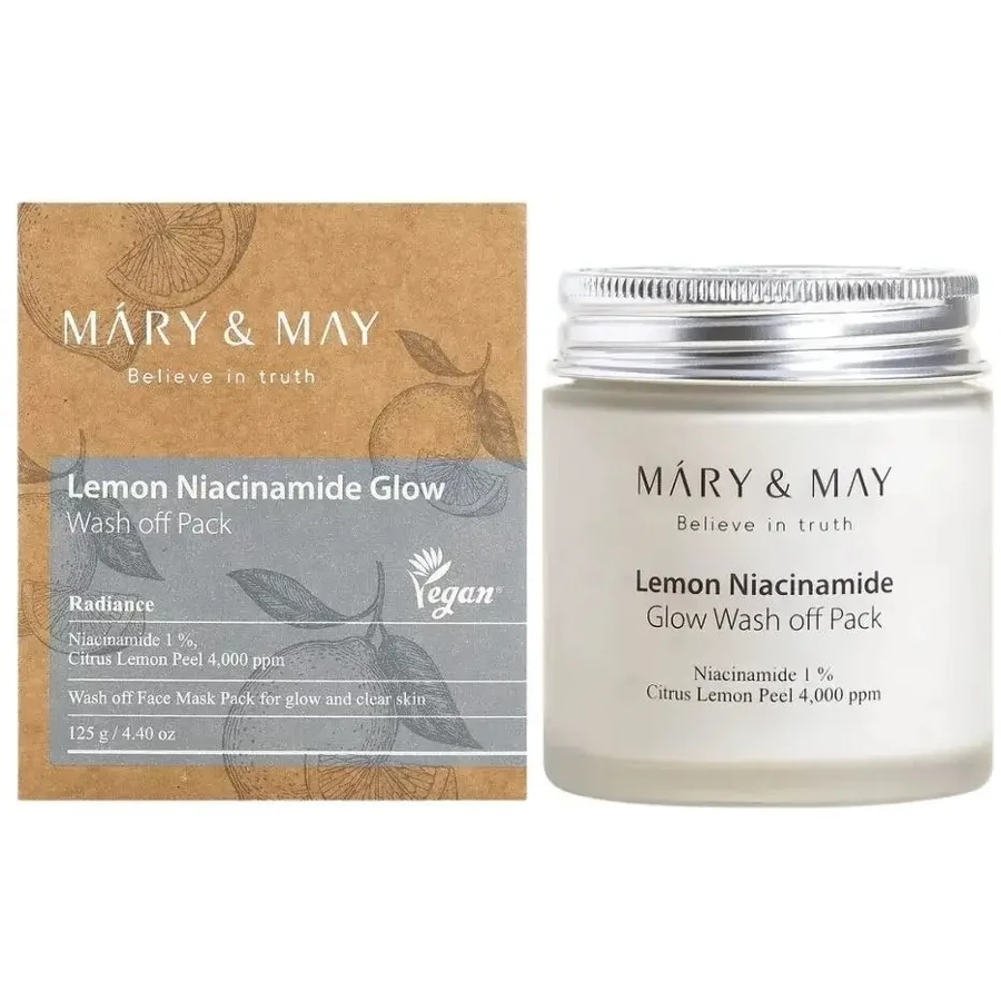 Mary&May Lemon Niacinamide Glow Wash Off Pack 125 g