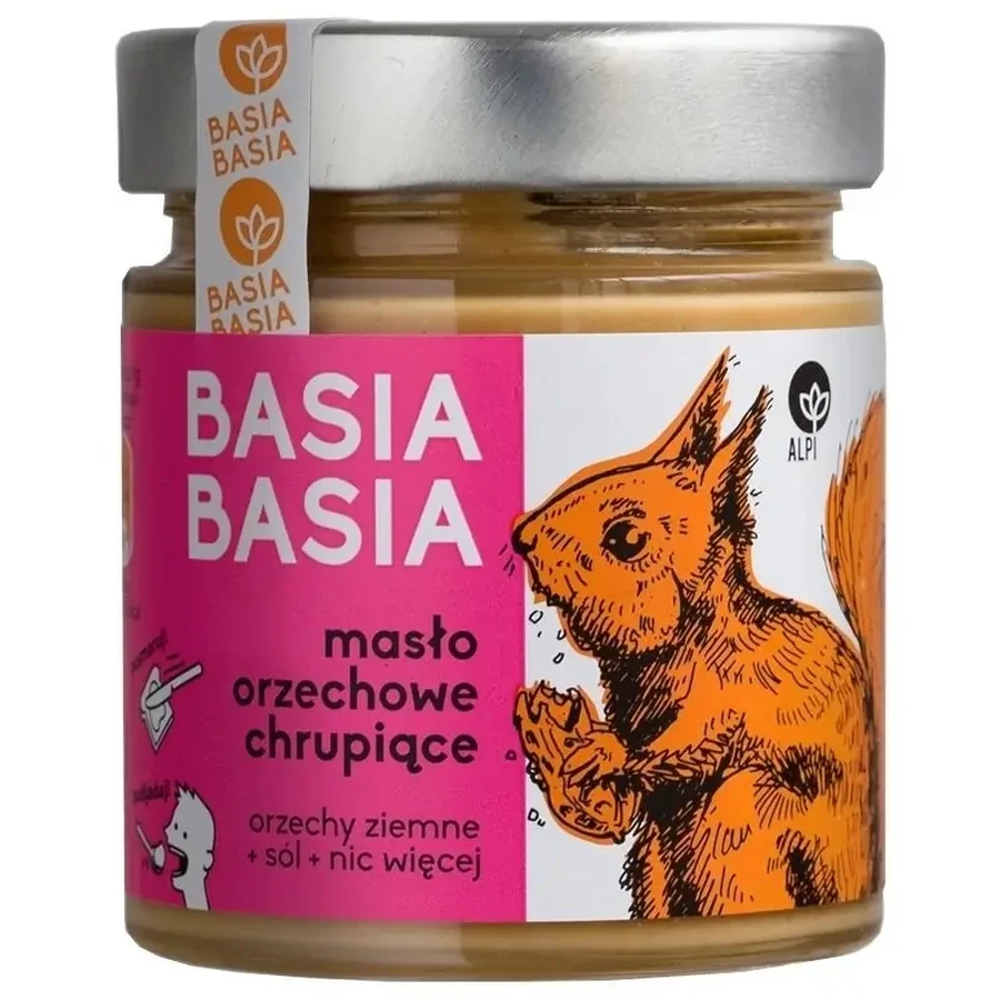 Basia Basia Alpi - Erdnuss-Knuspercreme 210 g