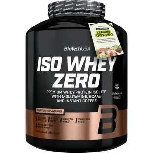 BioTech USA Iso Whey Zero protein in Caffe Latte flavor 1816 g