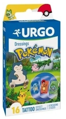 Urgo Pokemon Bandages 16 pieces