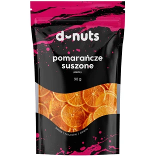 D-nuts Naranjas secas en rodajas 90 g