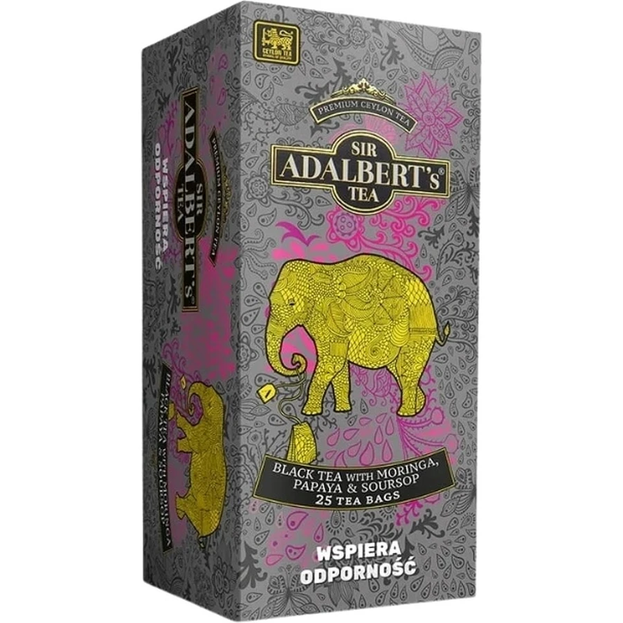 ADALBERT'S Black Tea With Moringa Papaya &Amp Soursop ...