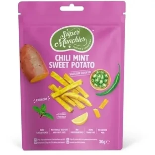 Super Munchies Chili and mint flavored yam chips 30 g