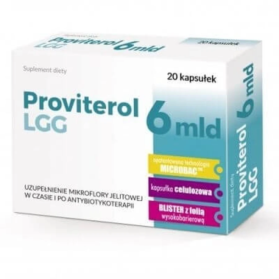 Proviterol LGG 6 billion 20 capsules