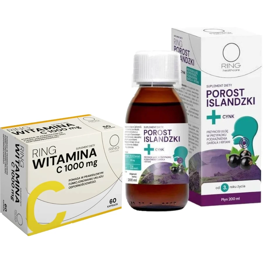 Ring Vitamine C 1000 mg 60 capsules + Ring IJslandse ...