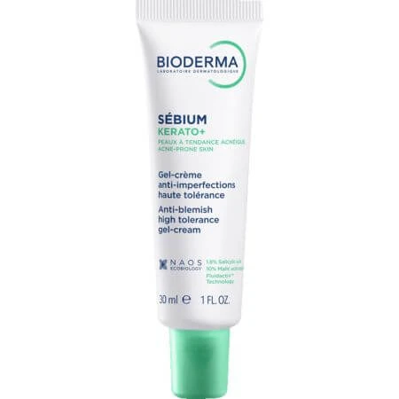 Anti-onzuiverheidscrème met SFP 30 Sebium Kerato+, 30 ml, Bioderma