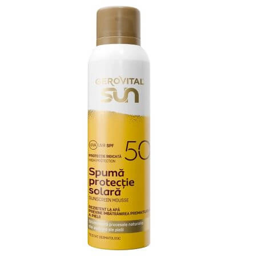 Loción solar corporal FPS 50, 150 ml, Gerovital