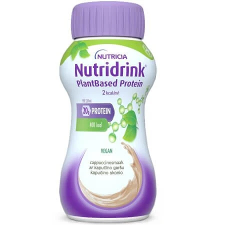 Nutridrink Protéines au goût de cappuccino, 4 x 200 ml, Nutricia