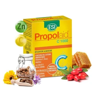 Esi | Propolaid Propol C 1000 | Nutritional Supplement with Propolis, Zinc &amp; Vitamin C | 20 effervescent tablets