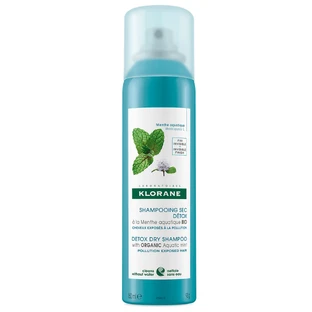 Klorane Droogshampoo Aquatic Mint voor dieptereiniging en bescherming tegen vervuiling 150ml