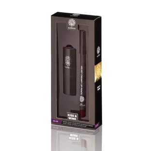 Garden | Kiss & Wink Set Barra de Labios Color Intenso Mate 08 Midnight Dreams 4.5g & Lápiz de Labios Cremoso Aterciopelado 26 Dark Plum