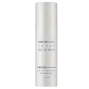 Bedankt Boer | Rijst Pure Aqua Multi Balsem | Hydraterende Multi Balsem met Rijst Extract voor Droge Gebieden | 10gr