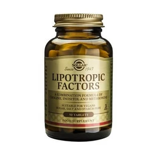 Solgar | Lipotropic Factors | Dietary Supplement for the Treatment of Increased Body Weight | 50 tabs