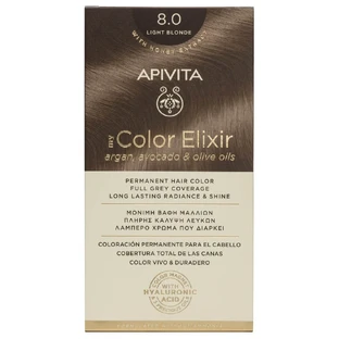 Apivita | My Color Elixir Tinte Permanente No 8.0 Rubio Claro | 50ml