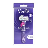 Gillette | Venus Deluxe Smooth Swirl | Damenrasierer mit 1 Ersatzkopf | 1Stück
