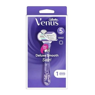 Gillette Venus Deluxe Smooth Swirl Vrouwenscheerapparaat met 1 vervangend scheerhoofd | 1 stuk