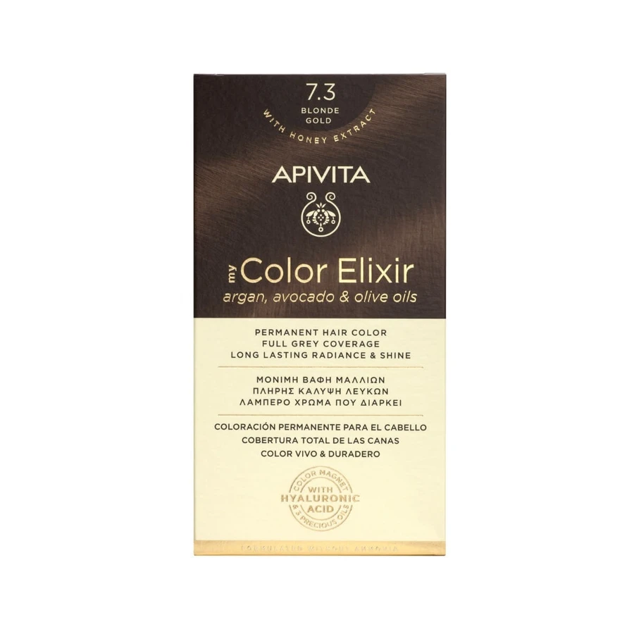 Apivita | My Color Elixir Coloration Permanente No 7.3 Blond Honey | 50ml