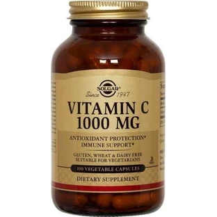 Solgar | Vitamina C 1000mg | Vitamina C 1000 mg |100 cápsulas