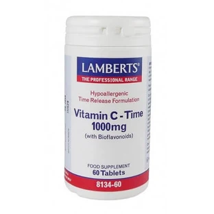 Lamberts | Vitamine C 1000mg Time Release Vitamine C Langzaam Afgifte | 60 Tabletten